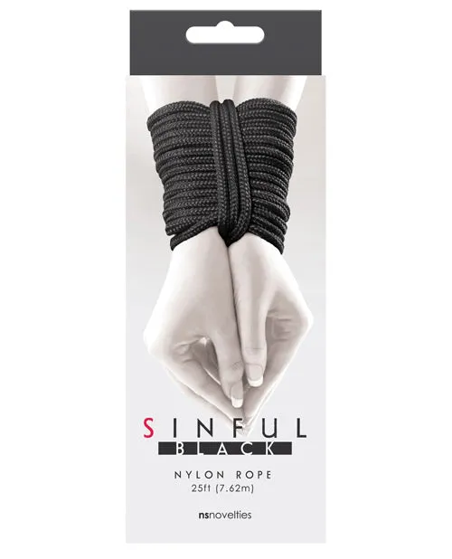 Ns Novelties INC Vibrators Sinful 25 Nylon Rope