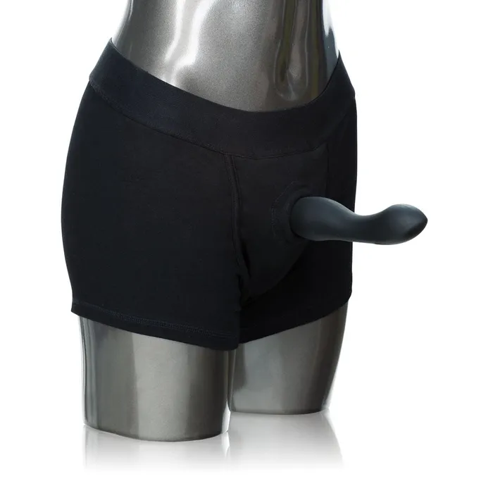 Packer Gear Black Boxer Brief Harness 2xl3xl California Exotic Female Sex Toys Packer Gear Black Boxer Brief Harness 2xl3xl California Exotic Female Sex Toys