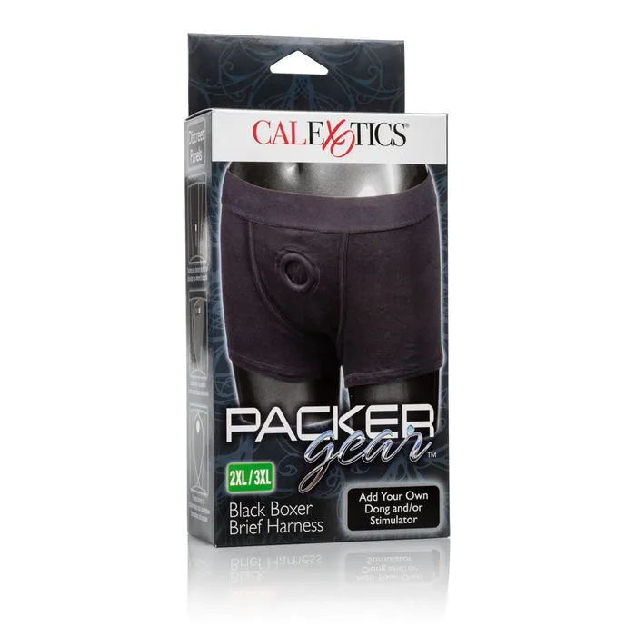Packer Gear Black Boxer Brief Harness 2xl3xl California Exotic Female Sex Toys