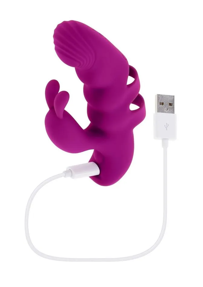 Playboy Lend A Hand Rechargeable Silicone Finger Vibrator Playboy Female Sex Toys