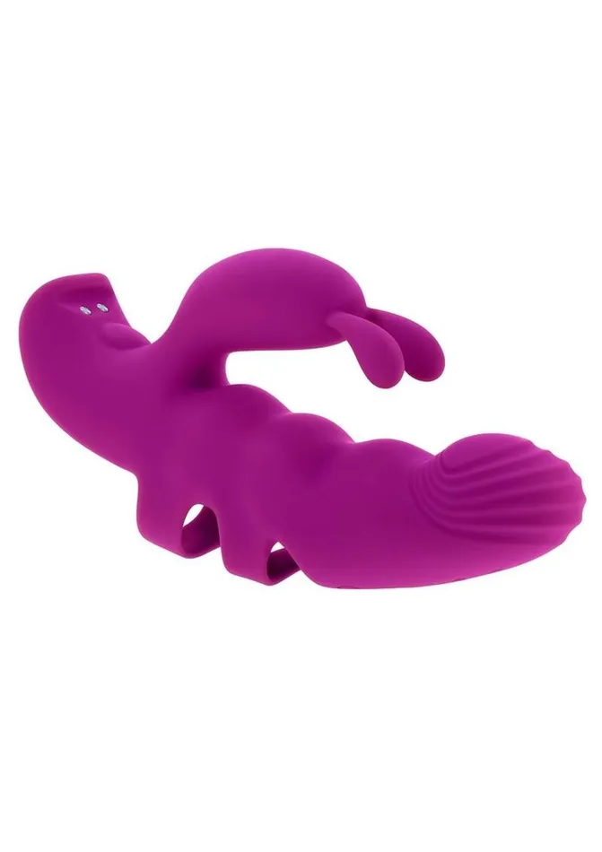 Playboy Lend A Hand Rechargeable Silicone Finger Vibrator Playboy Female Sex Toys