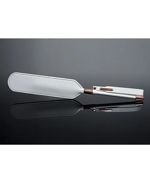 Pleasure Collection Matte Finish Paddle WhiteRose Gold Coquette International Vibrators Pleasure Collection Matte Finish Paddle WhiteRose Gold Coquette International Vibrators