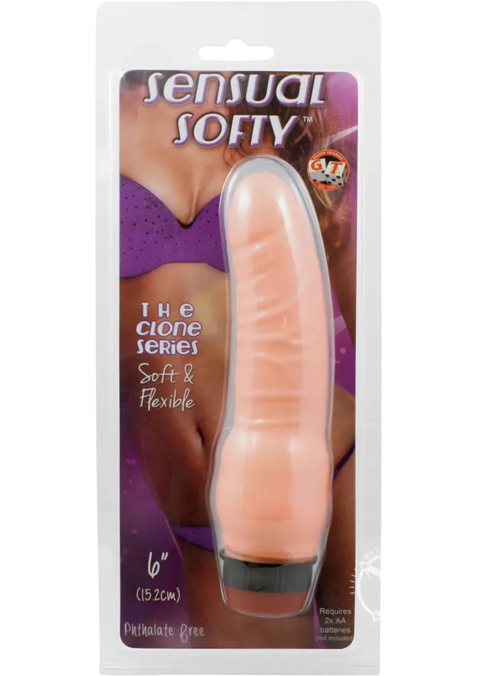 Sensual Softy Realistic Vibrator Golden Triangle Female Sex Toys