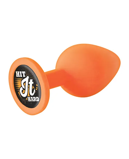 The 9s Booty Talk Hit It Hard Plug Orange Icon Brands INC Anal