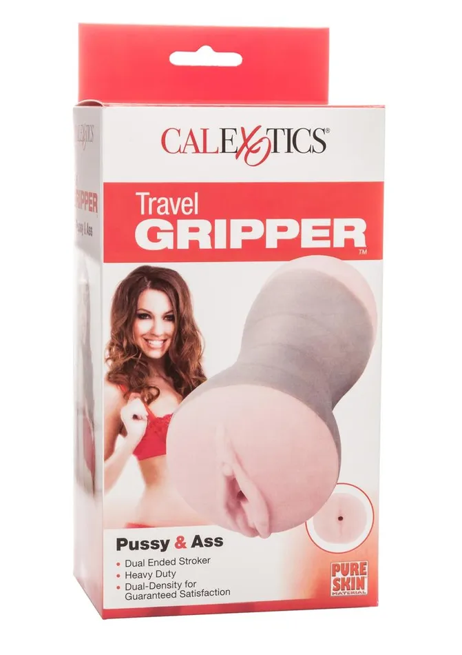 Travel Gripper Dual Density Stroker Pussy and Ass The Gripper Male Sex Toys