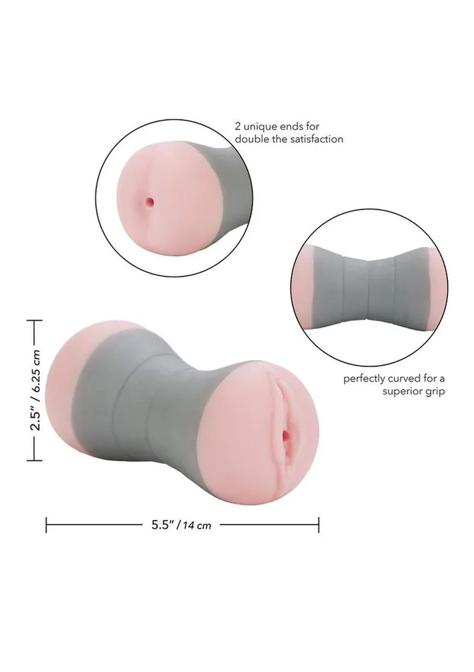 Travel Gripper Dual Density Stroker Pussy and Ass The Gripper Male Sex Toys