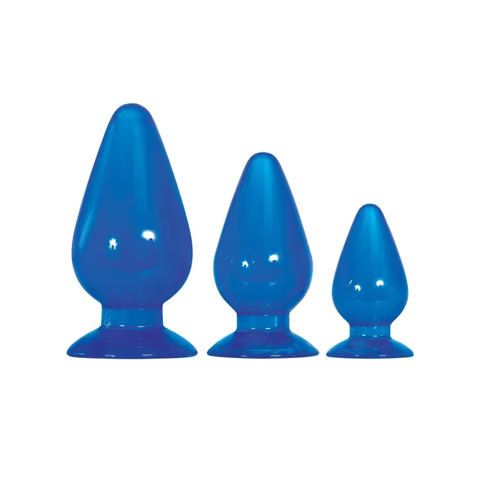 Vibrators Adam Eve Big Blue Jelly Backdoor Playset Blue Curve Toys