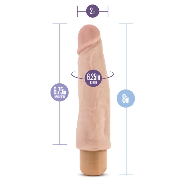 Vibrators Blush Novelties Dr Skin Cock Vibe 14 Beige