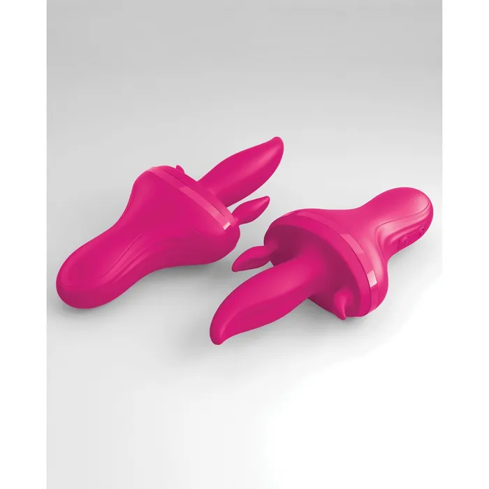 Vibrators Pipedream Threesome Holey Trinity Triple Tongue Vibrator Pink