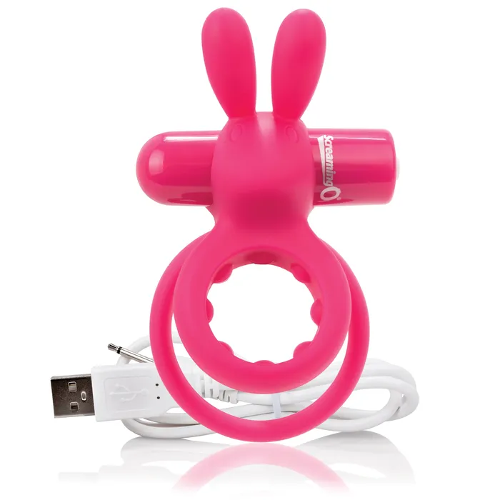Vibrators Screaming O Charged Ohare Rechargeable Rabbit Vibe Pink