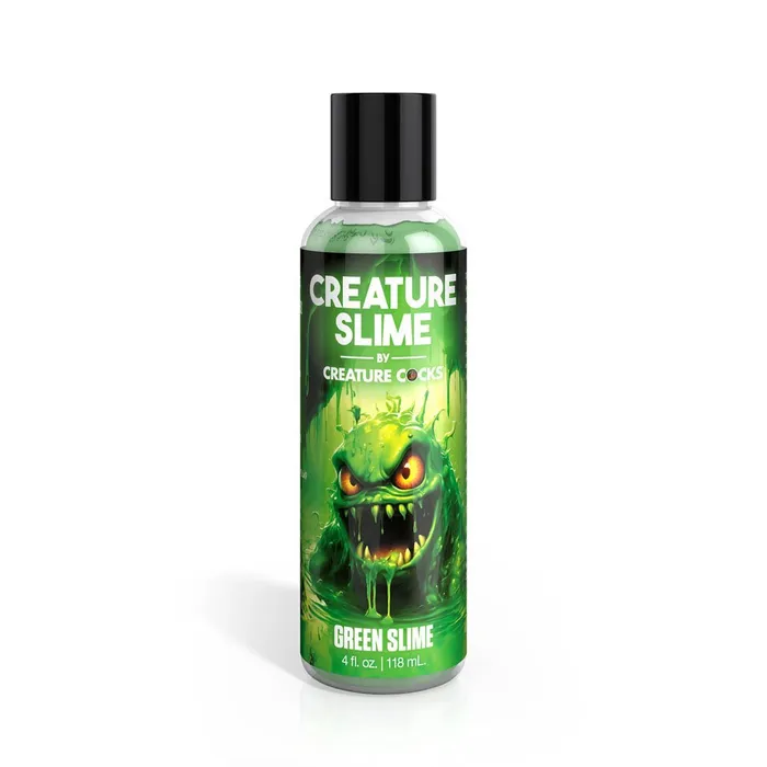 XR Brands Dildos Creature Slime by Creature Cocks Green Water Based Lubricant 118 ml Bottle