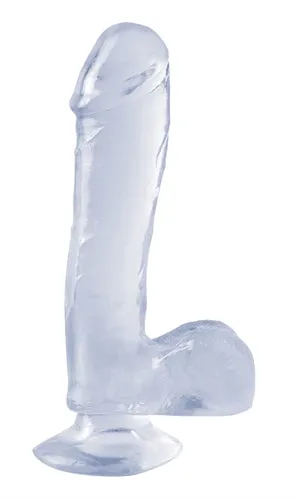 Dildos Pipedream Basix Rubber Works 75 Inch Dong With Suction Cup Clear