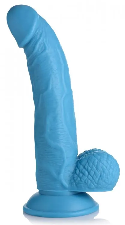 Dildos XR Brands Pop 75in Dildo W Balls Blue