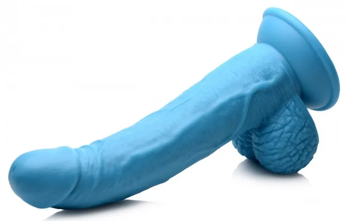 Dildos XR Brands Pop 75in Dildo W Balls Blue