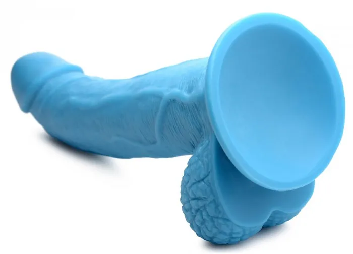 Dildos XR Brands Pop 75in Dildo W Balls Blue