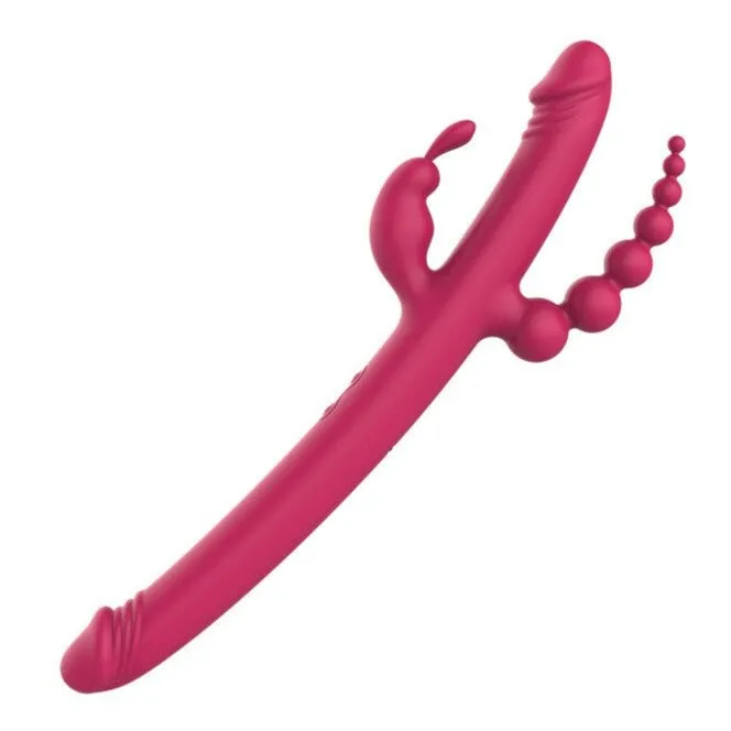 Dreamtoys Essentials Anywhere Pleasure Triple Vibe Pink Dream Toys Vibrators Dreamtoys Essentials Anywhere Pleasure Triple Vibe Pink Dream Toys Vibrators