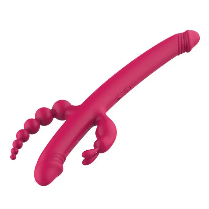 Dreamtoys Essentials Anywhere Pleasure Triple Vibe Pink Dream Toys Vibrators Dreamtoys Essentials Anywhere Pleasure Triple Vibe Pink Dream Toys Vibrators