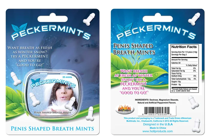 Hott Products Peckermints Blister Card Vibrators