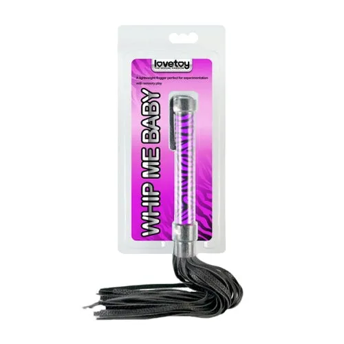 Lovetoy Restraints Whip Me Baby Leather Whip