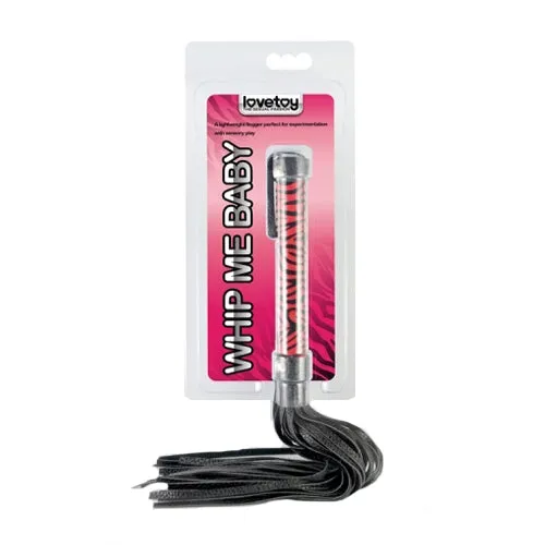 Lovetoy Restraints Whip Me Baby Leather Whip