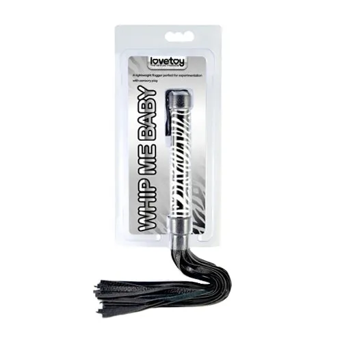 Lovetoy Restraints Whip Me Baby Leather Whip