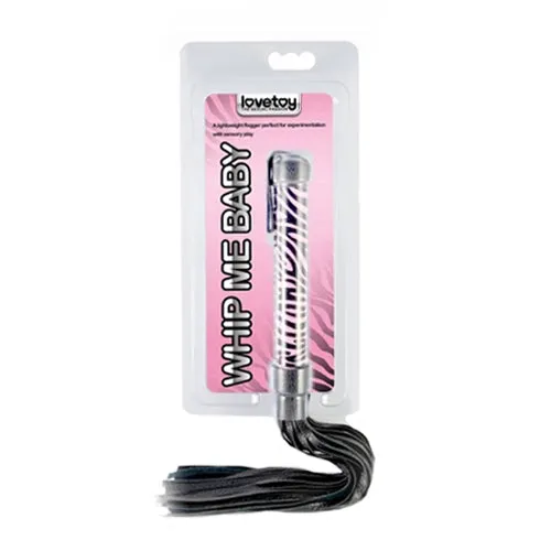Lovetoy Restraints Whip Me Baby Leather Whip