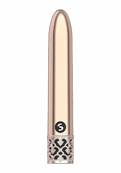 SHOTS AMERICA Royal Gems Shiny Rose Vibrating Bullet Rechargeable Female Sex Toys SHOTS AMERICA Royal Gems Shiny Rose Vibrating Bullet Rechargeable Female Sex Toys