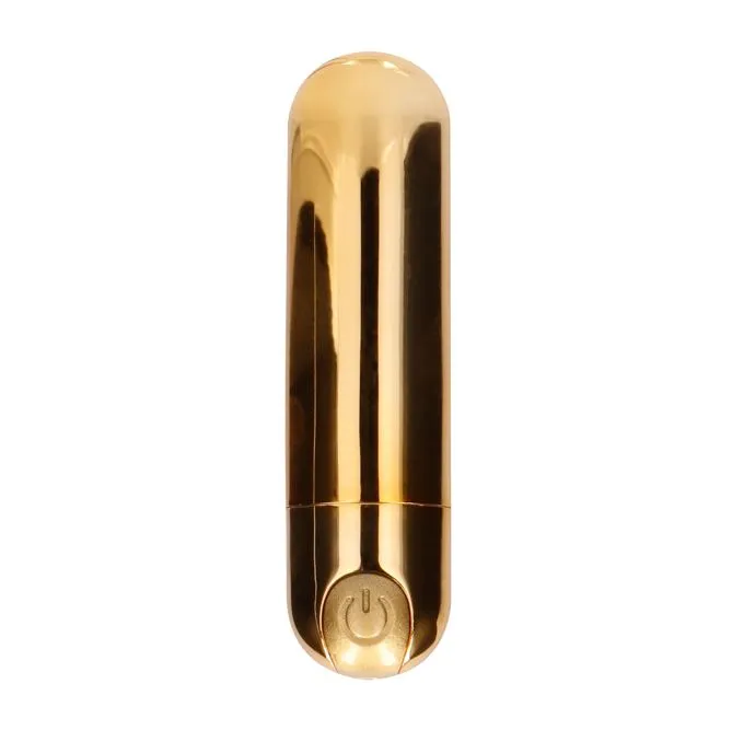 Shots Toys Female Sex Toys 10Speed Rechargeable Bullet Gold