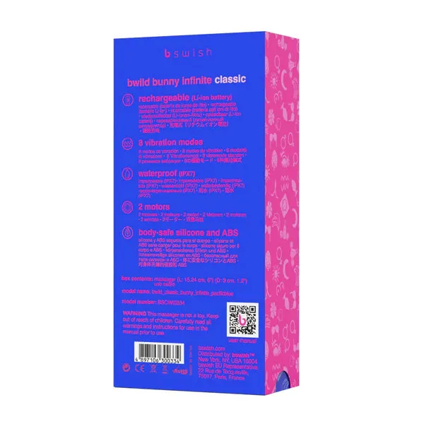 Vibrators B Swish Bwild Bunny Infinite Classic