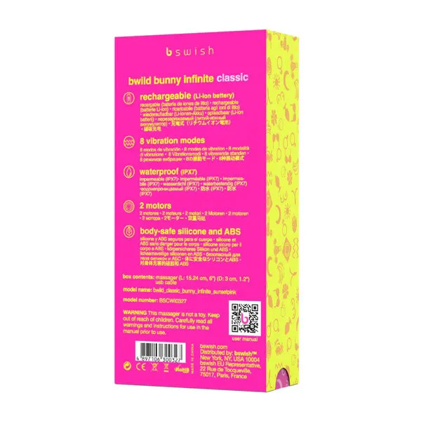 Vibrators B Swish Bwild Bunny Infinite Classic