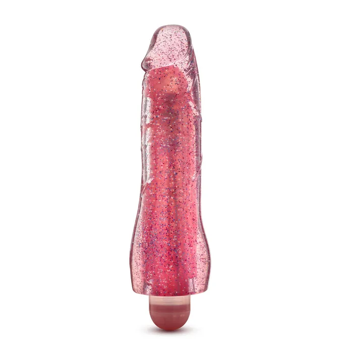 Vibrators Blush Novelties Glow Dicks Molly Glitter Vibrator Pink