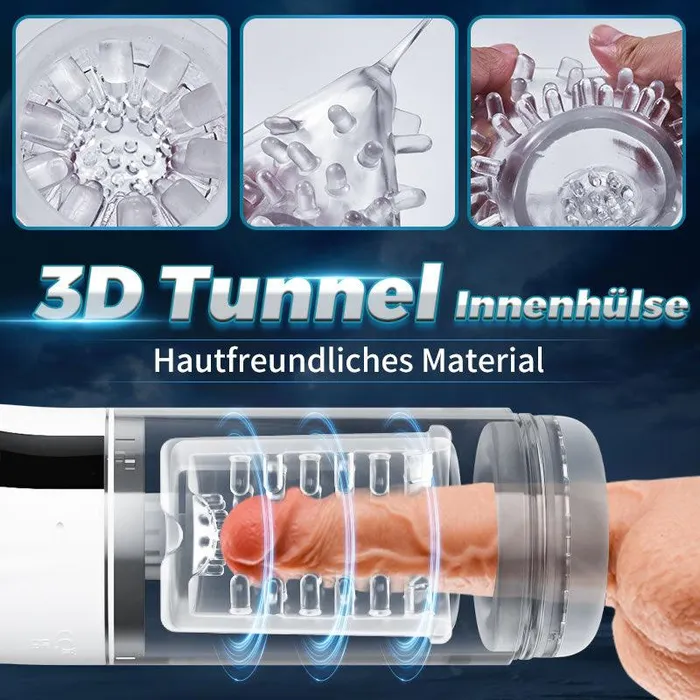 xeoxhoneyde Wei Automatischer Masturbator CupSaugkraft Rotation Ausdehnung Male Sex Toys