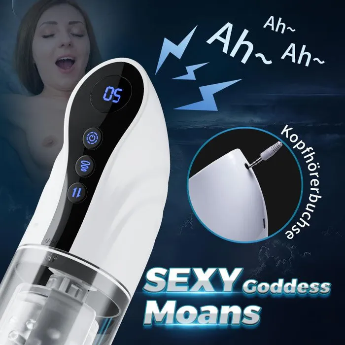 xeoxhoneyde Wei Automatischer Masturbator CupSaugkraft Rotation Ausdehnung Male Sex Toys