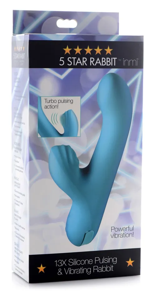 5 Star Rabbit Teal XR Brands inmi Vibrators 5 Star Rabbit Teal XR Brands inmi Vibrators