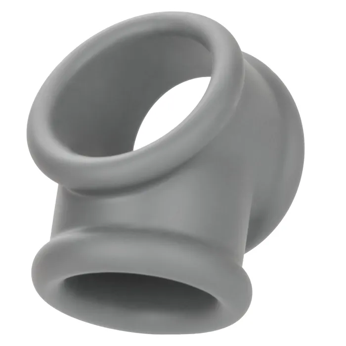 CalExotics Male Sex Toys Alpha Liquid Silicone Precision Ring Gray