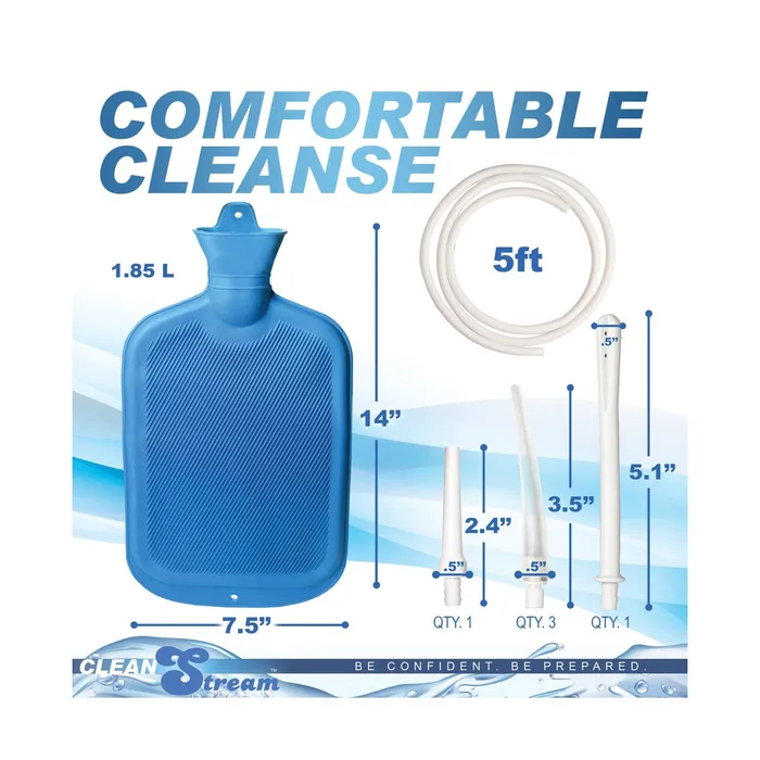 Couples Clean Stream Detox Deluxe Shower Enema Kit CleanStream