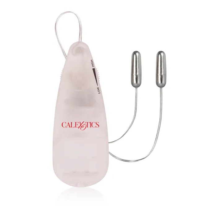 Dildos CalExotics Pocket Exotics Dual Heated Whisper Bullets Clear