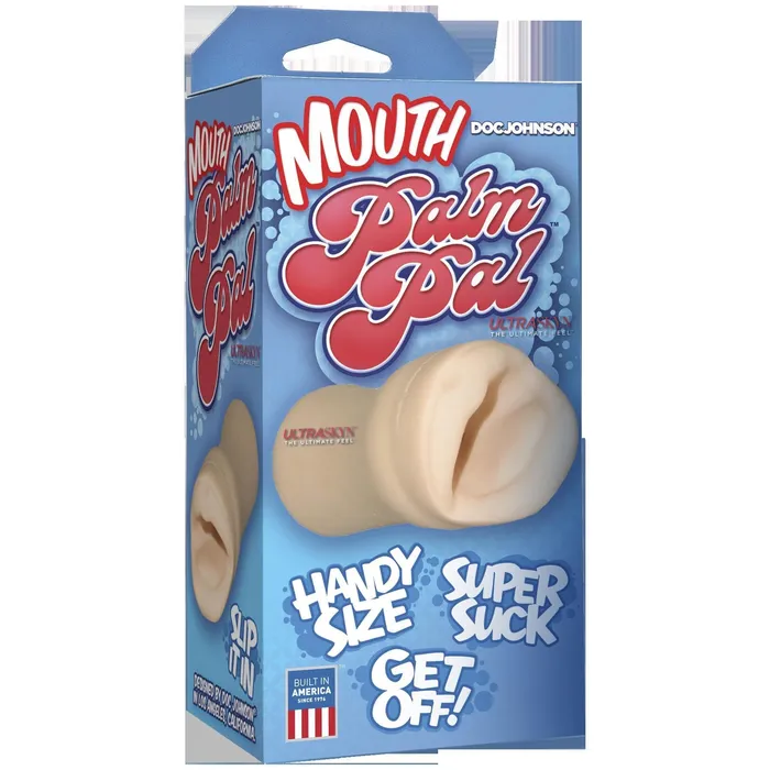 Doc Johnson Palm Pal Natural Ultraskyn Masturbator Mouth Male Sex Toys