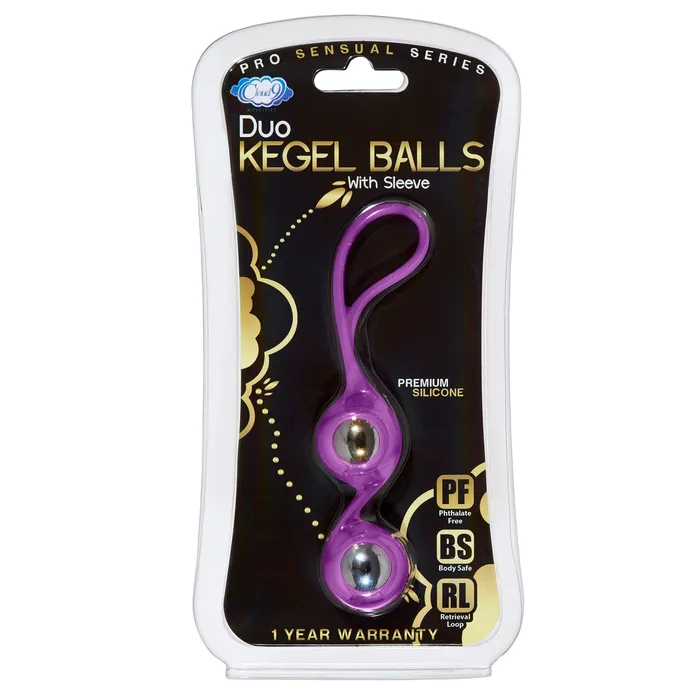 Female Sex Toys Cloud 9 Novelties Duo Kegel Balls Purple Female Sex Toys Cloud 9 Novelties Duo Kegel Balls Purple