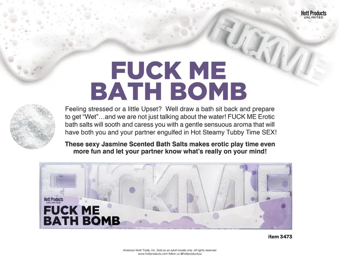 Fuck Me Bath Bomb Jasmine Hott Products Vibrators Fuck Me Bath Bomb Jasmine Hott Products Vibrators