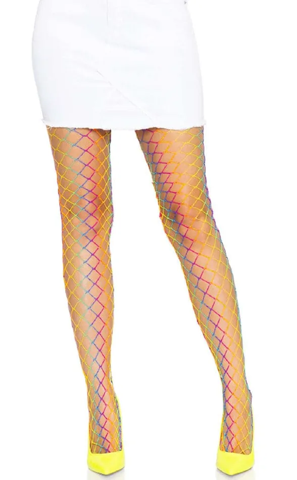Leg Avenue Female Sex Toys Ombre Rainbow Woven Net Tights One Size Rainbow Leg Avenue Female Sex Toys Ombre Rainbow Woven Net Tights One Size Rainbow