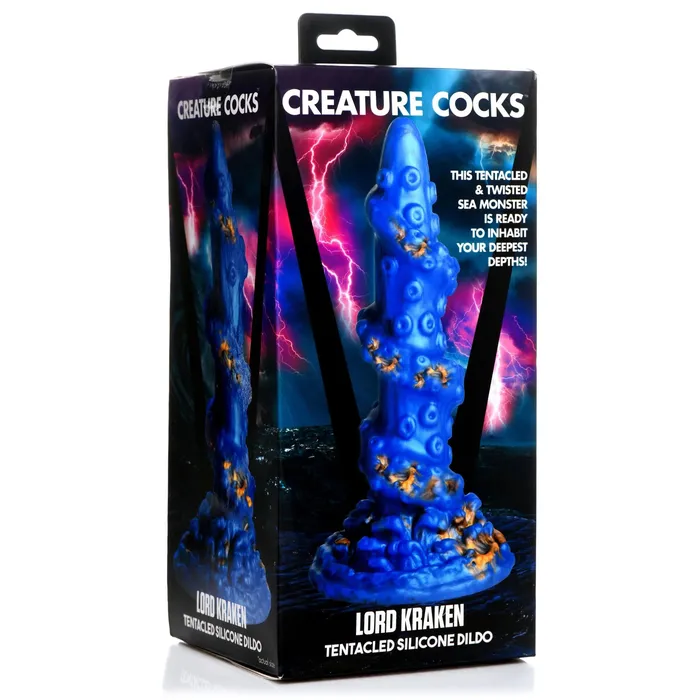 Lord Kraken Tentacled Silicone Dildo Blue XR Brands Creature Cocks Dildos Lord Kraken Tentacled Silicone Dildo Blue XR Brands Creature Cocks Dildos