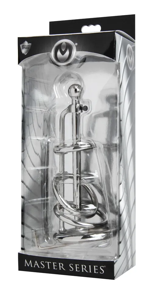 Male Sex Toys XR Brands Master Series Master Series Gates of Hell With Urethral Plug Male Sex Toys XR Brands Master Series Master Series Gates of Hell With Urethral Plug