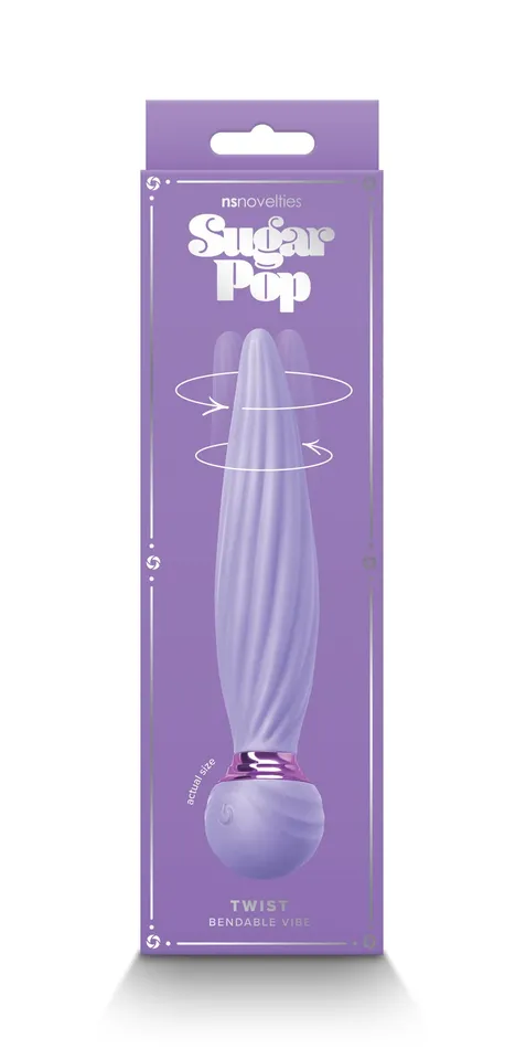 nsnovelties Sugar Pop Twist Purple Vibrators nsnovelties Sugar Pop Twist Purple Vibrators