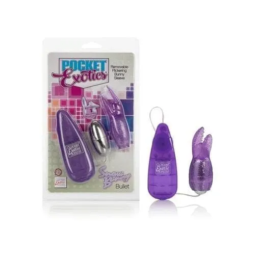 Pocket Exotics Snow Bunny Bullet Purple CalExotics Vibrators