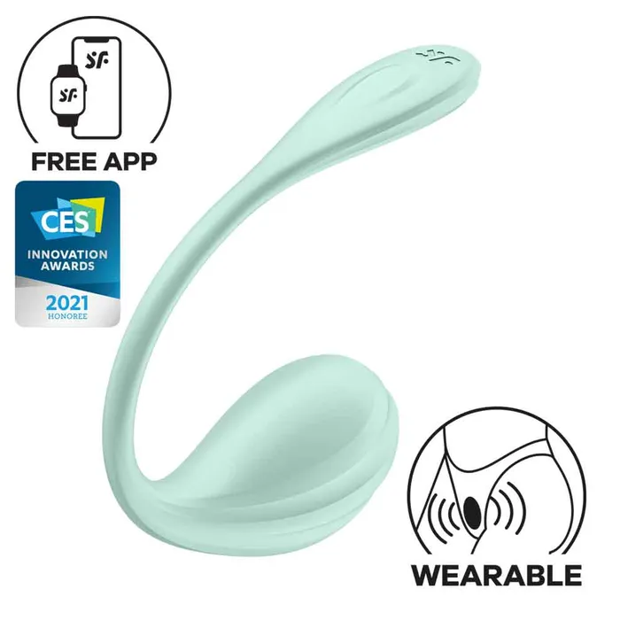 Smooth Petal Connect App Mint Satisfyer Vibrators Smooth Petal Connect App Mint Satisfyer Vibrators