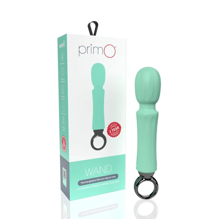 Vibrators Screaming O Primo Wand Rechargeable Vibe Kiwi