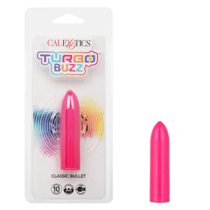 Vibrators Turbo Buzz Classic Bullet Pink CalExotics