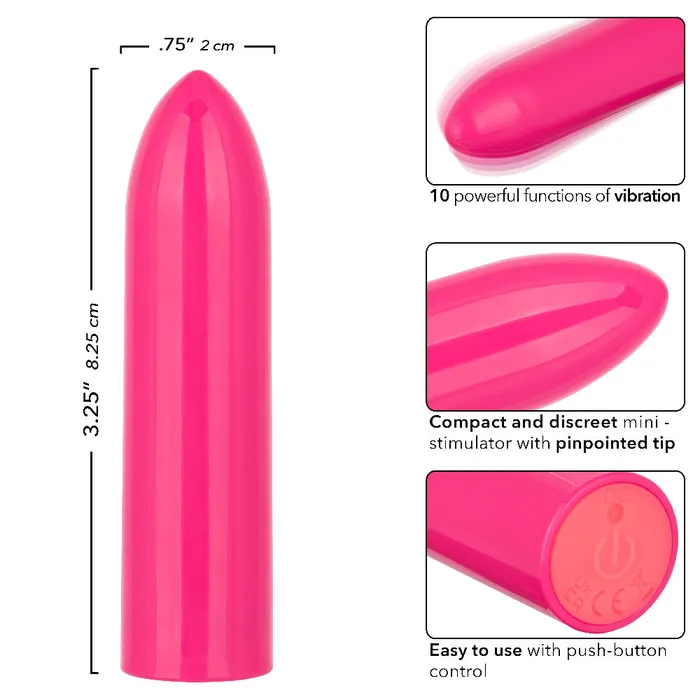 Vibrators Turbo Buzz Classic Bullet Pink CalExotics Vibrators Turbo Buzz Classic Bullet Pink CalExotics