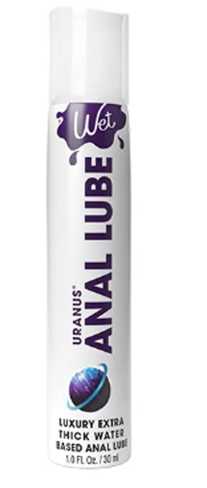 Wet Male Sex Toys Wet Anal Lube 1oz Uranus Extra Thick Water Based